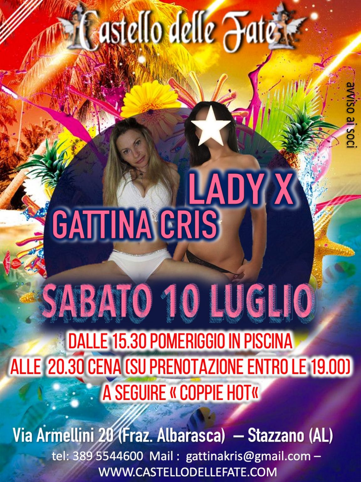 SABATO 10 LUGLIO - Gattina Cris